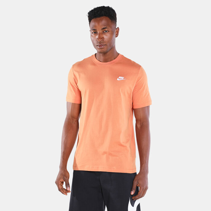 Nike Men's Sportswear Club T-Shirt Orange Nike Men's Sportswear Club T-Shirt Orange image number 0