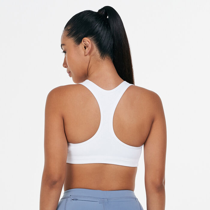 Nike Women's 1-Piece Pad Sports Bra White Nike Women's 1-Piece Pad Sports Bra White image number 1