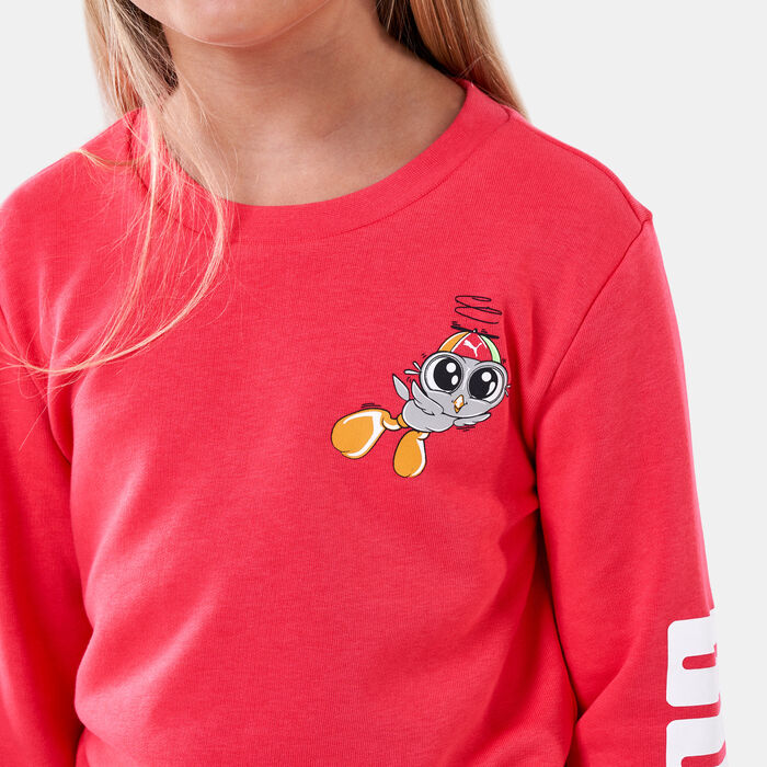 PUMA Kids' LIL PUMA Sweatshirt (Younger Kids) Pink PUMA Kids' LIL PUMA Sweatshirt (Younger Kids) Pink image number 3