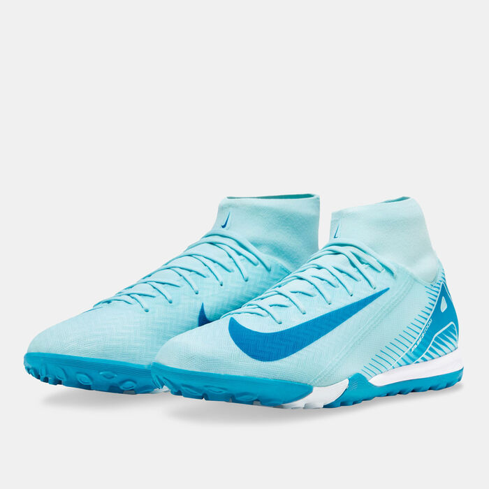 Nike Men's Mercurial Superfly 10 Academy Turf Ground Football Shoes Blue Nike Men's Mercurial Superfly 10 Academy Turf Ground Football Shoes Blue image number 2