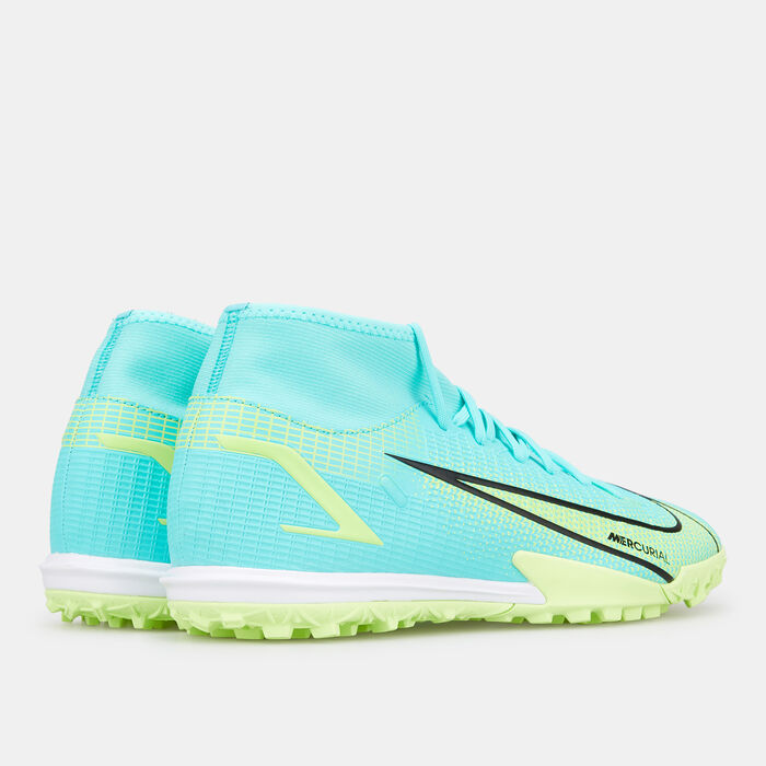Nike Mercurial Superfly 8 Academy TF Turf Football Shoe Blue Nike Mercurial Superfly 8 Academy TF Turf Football Shoe Blue image number 2