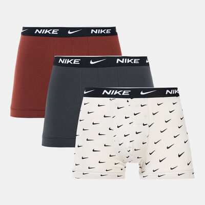 Nike Men's Trunk Briefs (3 Pack) White Nike Men's Trunk Briefs (3 Pack) White