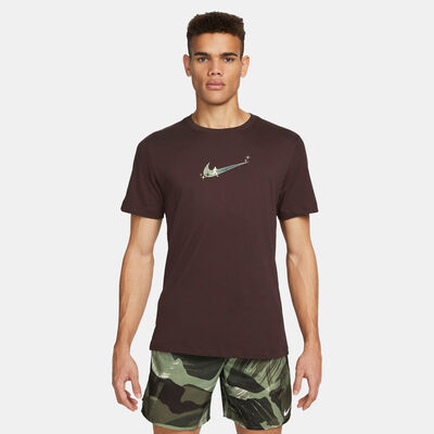 Nike Men's Dri-FIT T-Shirt Brown