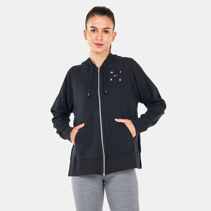 Nike Women's Dri-FIT Get Fit Graphic Training Hoodie Black Nike Women's Dri-FIT Get Fit Graphic Training Hoodie Black image number 0