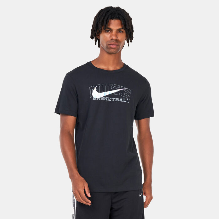 Nike Men's Dri-FIT Swoosh Basketball T-Shirt Black Nike Men's Dri-FIT Swoosh Basketball T-Shirt Black image number 0