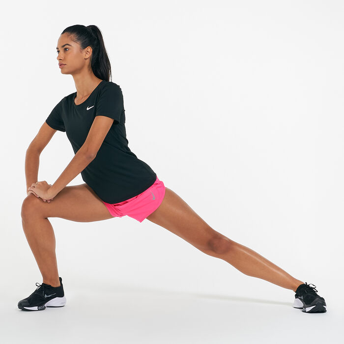 Nike Women's Dri-FIT Tempo Race Shorts Pink Nike Women's Dri-FIT Tempo Race Shorts Pink image number 2