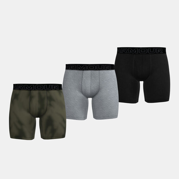 Under Armour Men's Performance Boxers (3 Pieces) Green image number 0