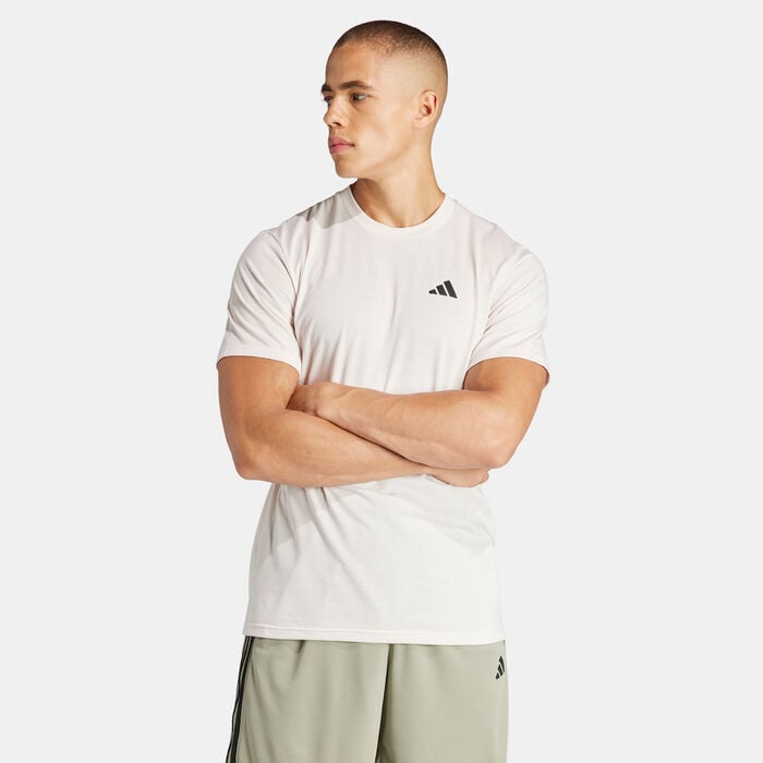 adidas Men's Train Essentials Feelready Training T-Shirt Beige adidas Men's Train Essentials Feelready Training T-Shirt Beige image number 0