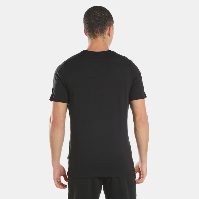 PUMA Men's Essentials+ Tape T-Shirt Black PUMA Men's Essentials+ Tape T-Shirt Black image number 1