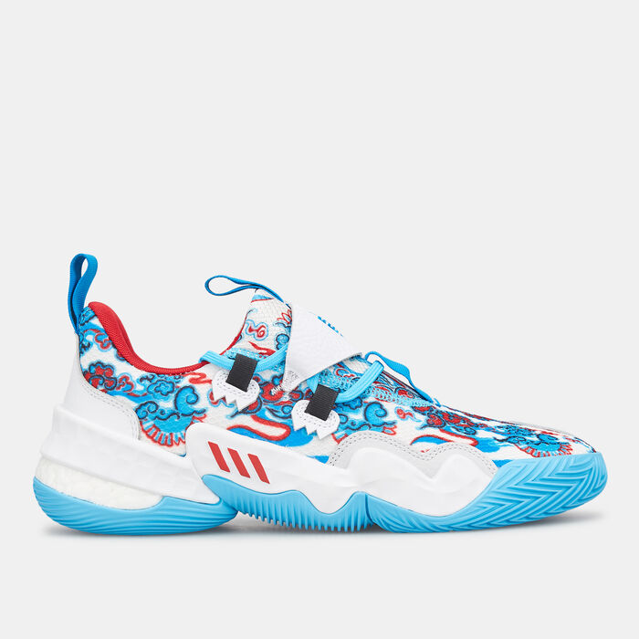 adidas Men's Dame 8 Basketball Shoe White adidas Men's Dame 8 Basketball Shoe White image number 2