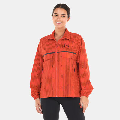 PUMA Women's x VOGUE Woven Jacket Red
