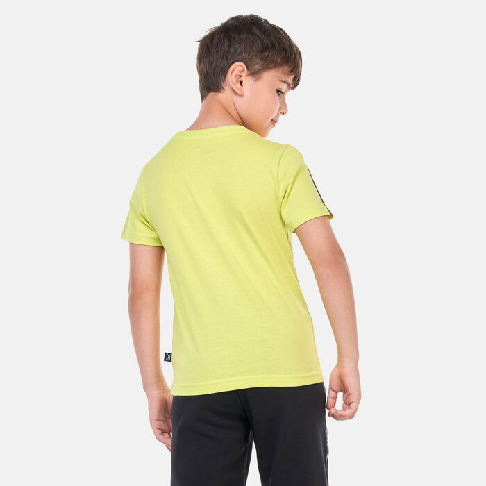 PUMA Kids' Essentials+ Tape T-Shirt Green image number 1