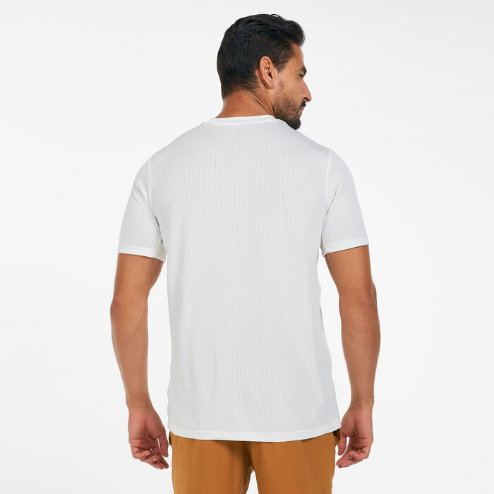 adidas Men's Terrex Primeblue Trail Functional Logo T-Shirt White adidas Men's Terrex Primeblue Trail Functional Logo T-Shirt White image number 1