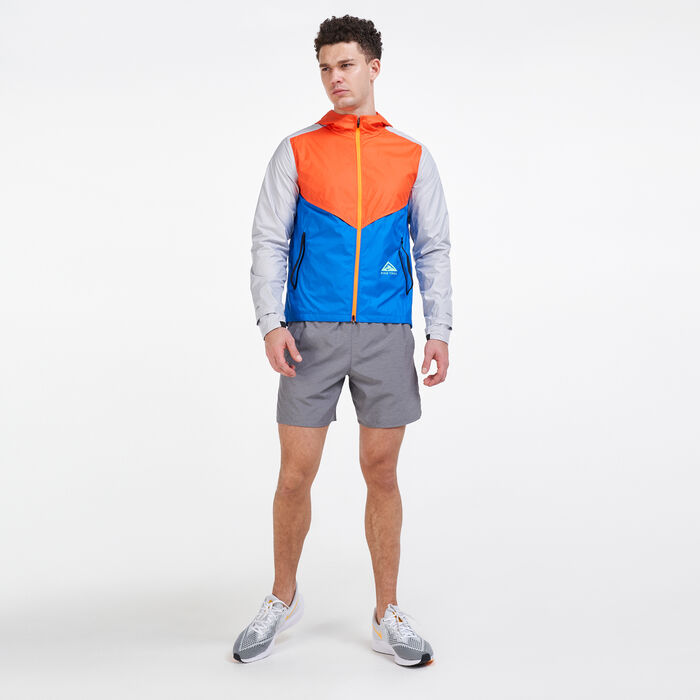 Nike Men's Windrunner Trail Jacket Orange Nike Men's Windrunner Trail Jacket Orange image number 2
