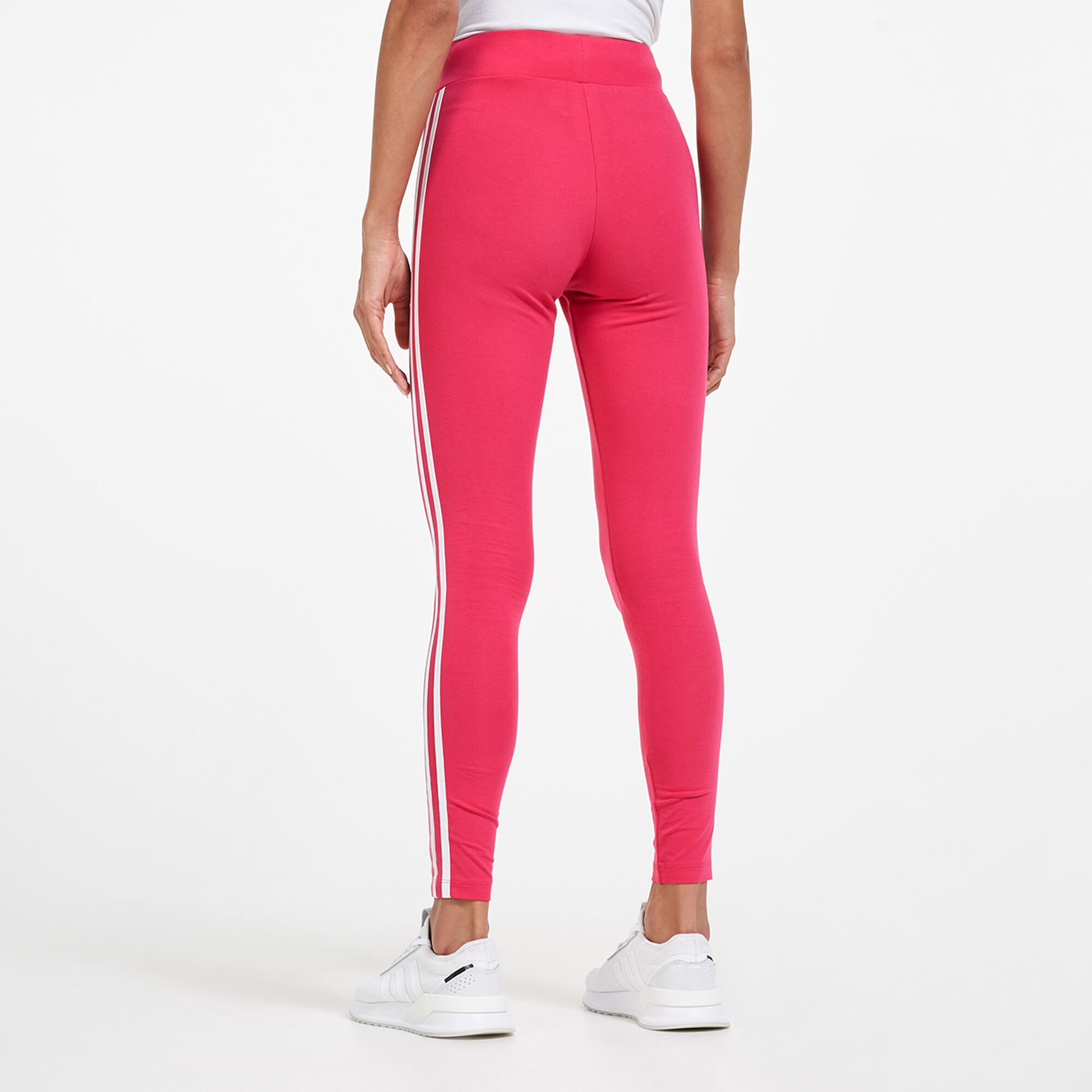 Hot pink adidas leggings deals