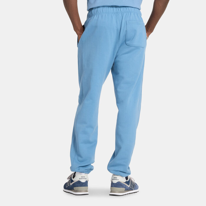 New Balance Men's Athletics French Terry Sweatpants Blue New Balance Men's Athletics French Terry Sweatpants Blue image number 1