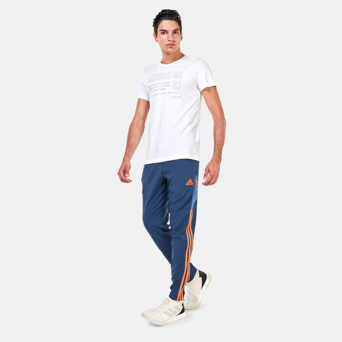 adidas Men's Manchester United Presentation Track Pants Blue adidas Men's Manchester United Presentation Track Pants Blue image number 2