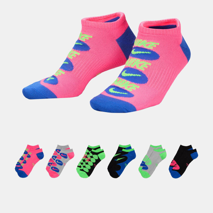 Nike Everyday Lightweight Training No-Show Socks (6 Pairs) Multi Nike Everyday Lightweight Training No-Show Socks (6 Pairs) Multi image number 2