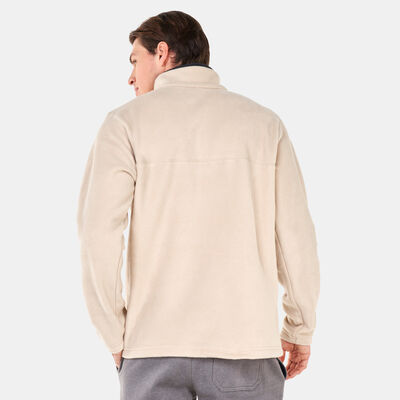 Columbia Men's Steens Mountain™ Half Snap Fleece Sweatshirt Beige Columbia Men's Steens Mountain™ Half Snap Fleece Sweatshirt Beige