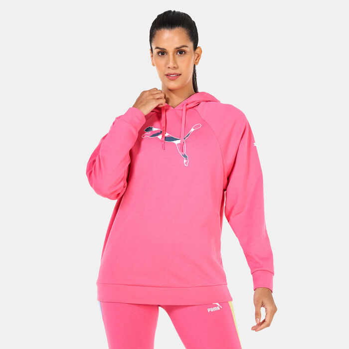 PUMA Women's Modern Sports Hoodie Pink image number 0