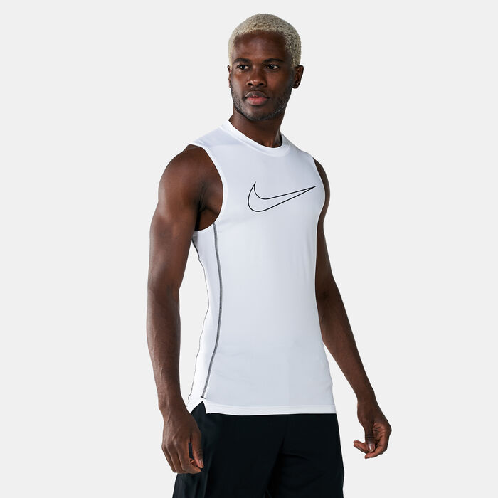 Nike Men's Dri-FIT Tank Top White image number 0