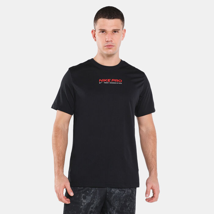 Nike Men's Pro Dri-FIT Seamless Training Top Black Nike Men's Pro Dri-FIT Seamless Training Top Black image number 0