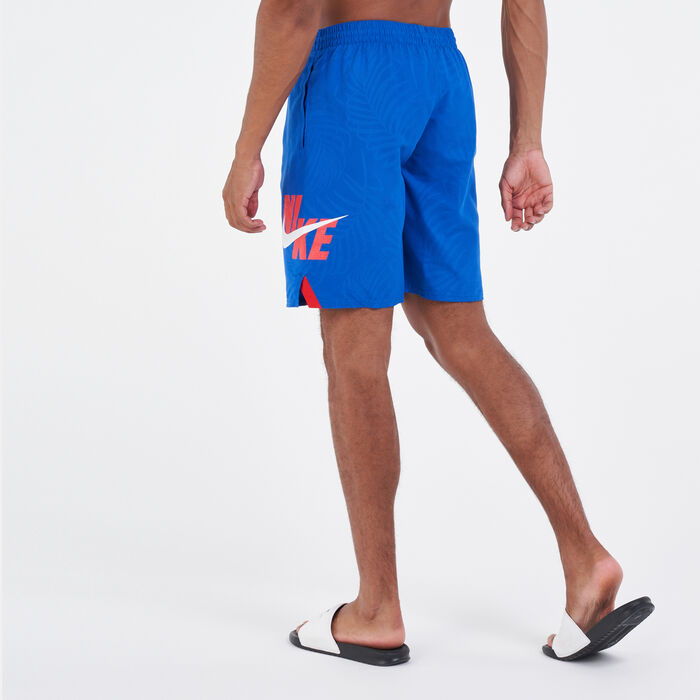 Nike Swim Men's 9-Inch Volley Shorts Blue Nike Swim Men's 9-Inch Volley Shorts Blue image number 1