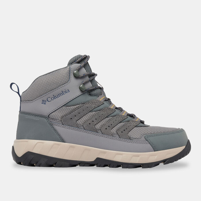 Columbia Men's Strata Trail Mid Waterproof Boots Grey Columbia Men's Strata Trail Mid Waterproof Boots Grey image number 0