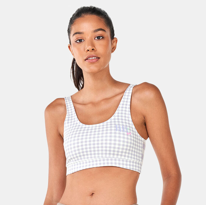 Vans Women's Mixed Up Gingham Bralette Purple image number 0
