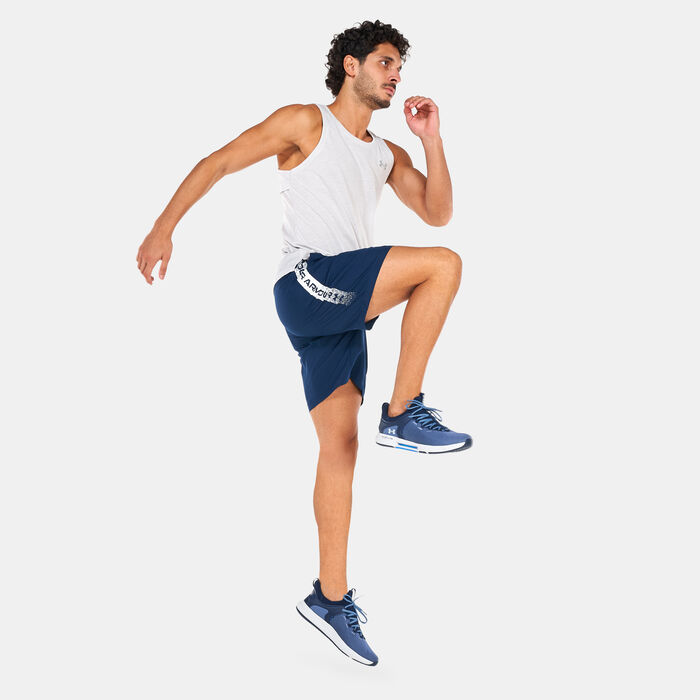 Under Armour Men's UA Woven Graphic Shorts Blue Under Armour Men's UA Woven Graphic Shorts Blue image number 2