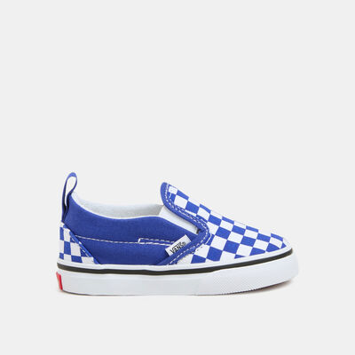 Vans Kids' Slip-On Velcro Unisex Shoes (Baby and Toddler) Multi