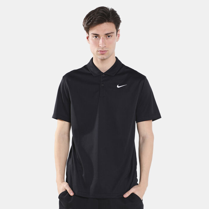 Nike Men's Court Dri-FIT Tennis Polo Shirt Black Nike Men's Court Dri-FIT Tennis Polo Shirt Black image number 0