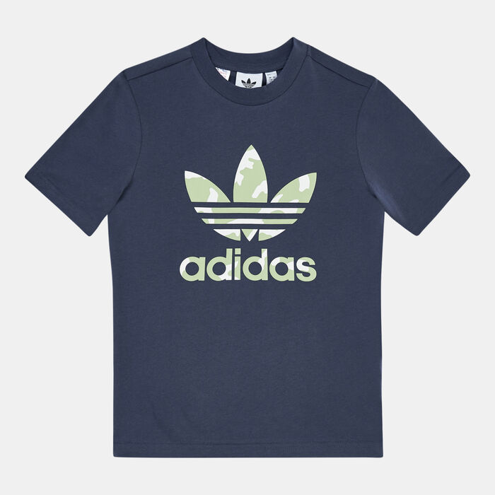 adidas Originals Kids' Graphic T-Shirt Blue adidas Originals Kids' Graphic T-Shirt Blue image number 0
