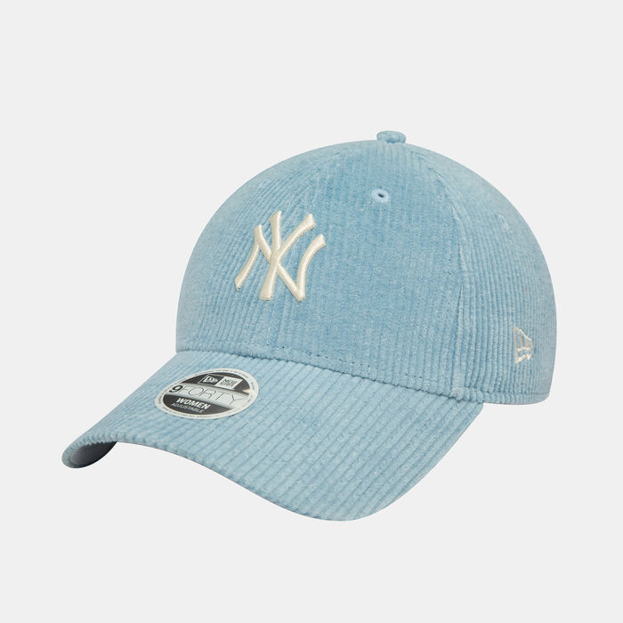 New Era Women's New York Yankees Corduroy 9FORTY Cap Blue New Era Women's New York Yankees Corduroy 9FORTY Cap Blue image number 2