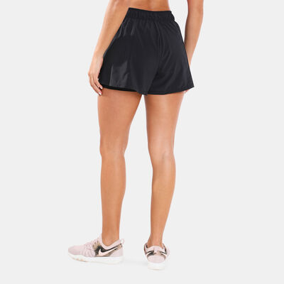 Nike Women's Flex Essential 2-in-1 Training Shorts Black Nike Women's Flex Essential 2-in-1 Training Shorts Black