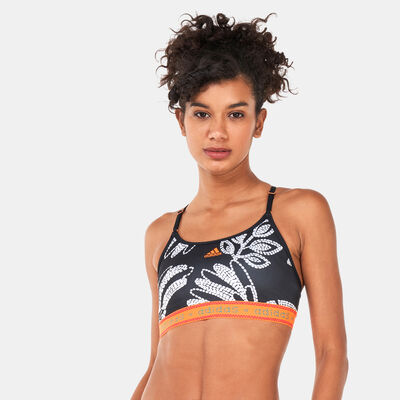 adidas Women's FARM Rio Light-Support Sports Bra (Plus Size) Black