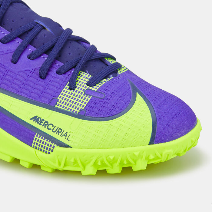 Nike Kids' Vapor 14 Academy Turf Ground Football Shoe Blue Nike Kids' Vapor 14 Academy Turf Ground Football Shoe Blue image number 4