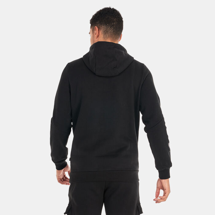 PUMA Men's GOLDEN! Tape Hoodie Black image number 1
