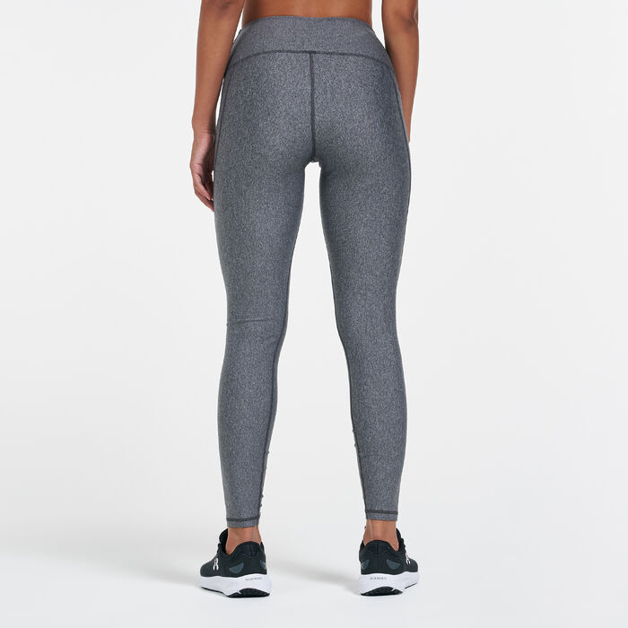 Under Armour Women's HeatGear® No-Slip Training Leggings Grey Under Armour Women's HeatGear® No-Slip Training Leggings Grey image number 1