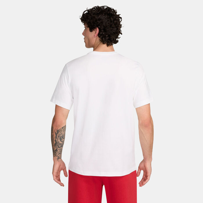 Nike Men's Liverpool Crest T-Shirt White Nike Men's Liverpool Crest T-Shirt White image number 1