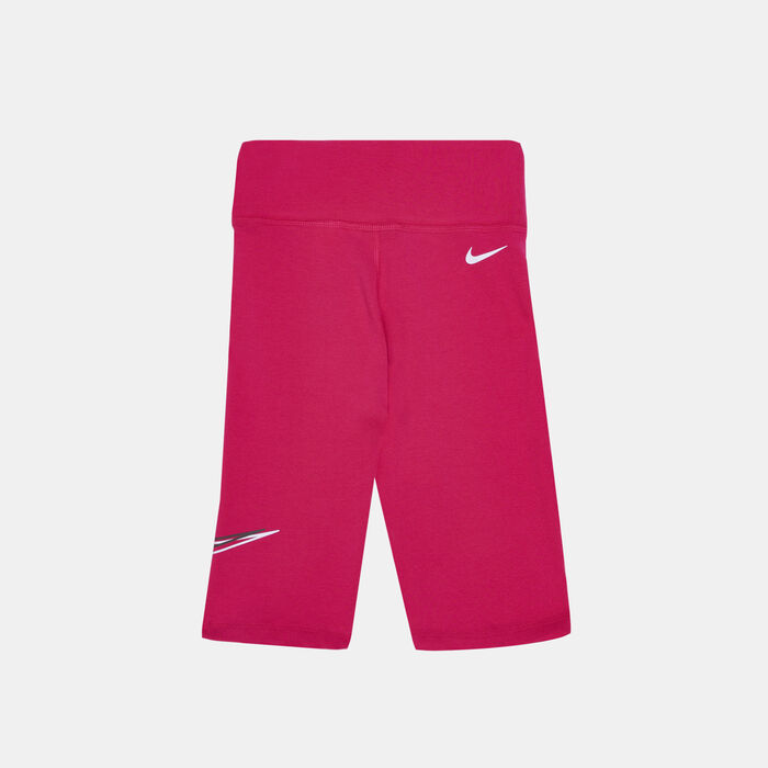 Nike Kids' Sportswear Bike Shorts (Older Kids) Pink Nike Kids' Sportswear Bike Shorts (Older Kids) Pink image number 1