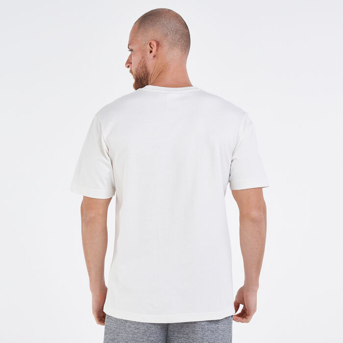 adidas Men's Adventure Logo T-Shirt White adidas Men's Adventure Logo T-Shirt White image number 1