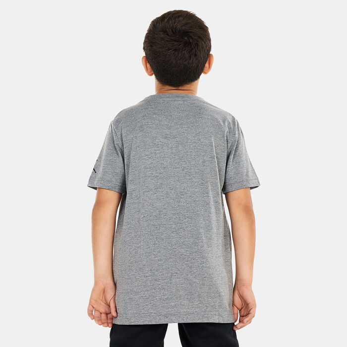 Jordan Kids' Essentials Plaid T-Shirt Grey Jordan Kids' Essentials Plaid T-Shirt Grey image number 1