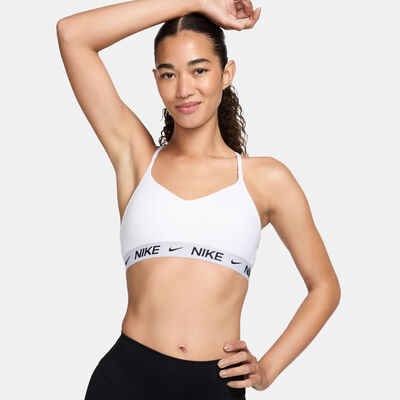 Nike Women's Indy Light-Support Training Sports Bra White Nike Women's Indy Light-Support Training Sports Bra White