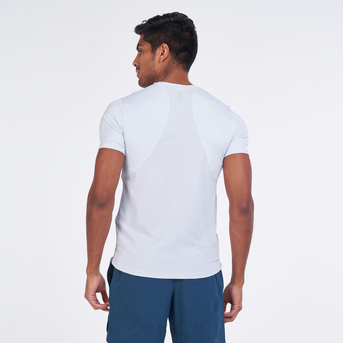 Under Armour Men's Iso-Chill Run T-Shirt Grey image number 1