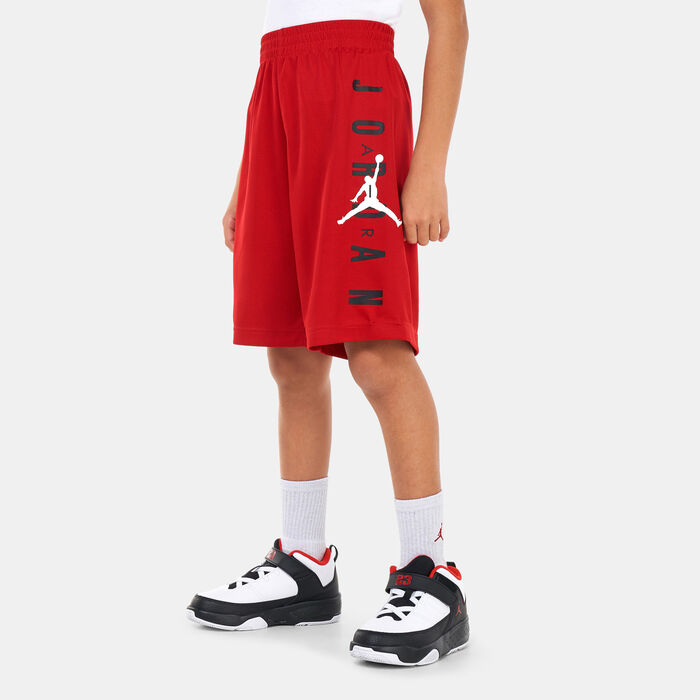 Jordan Kids' Vertical Mesh Shorts (Older Kids) Red Jordan Kids' Vertical Mesh Shorts (Older Kids) Red image number 0