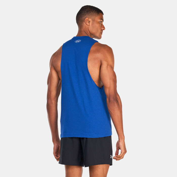 Under Armour Men's Project Rock Iron Muscle Tank Top Blue image number 1