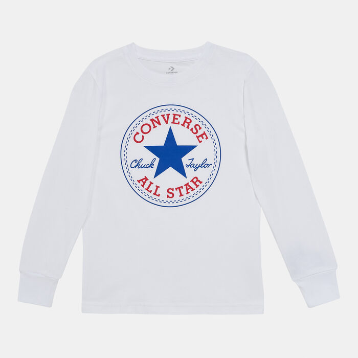 Converse Kids' Chuck Patch T-Shirt White Converse Kids' Chuck Patch T-Shirt White image number 0