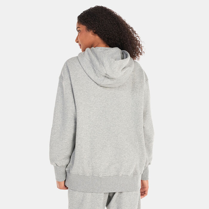 Nike Women's Sportswear Oversized Fleece Hoodie Red Nike Women's Sportswear Oversized Fleece Hoodie Red image number 1
