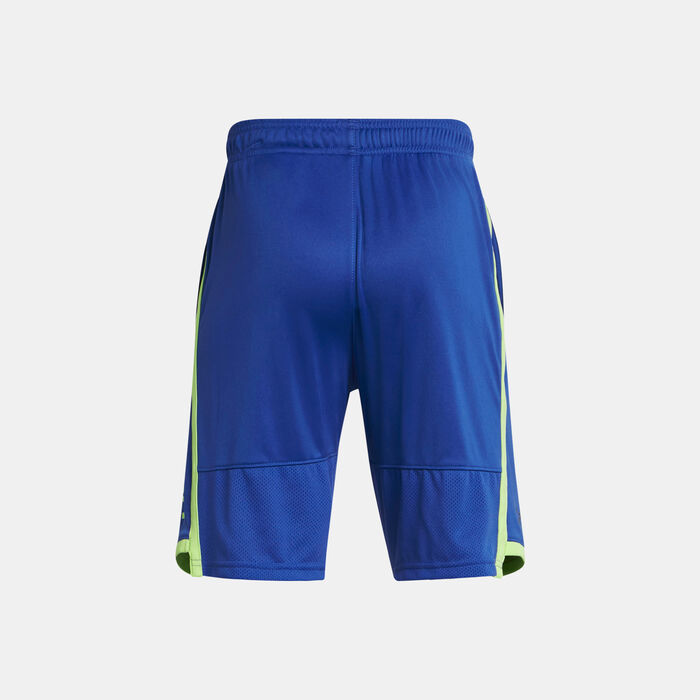 Under Armour Kids' UA Stunt 3.0 Shorts Blue Under Armour Kids' UA Stunt 3.0 Shorts Blue image number 1